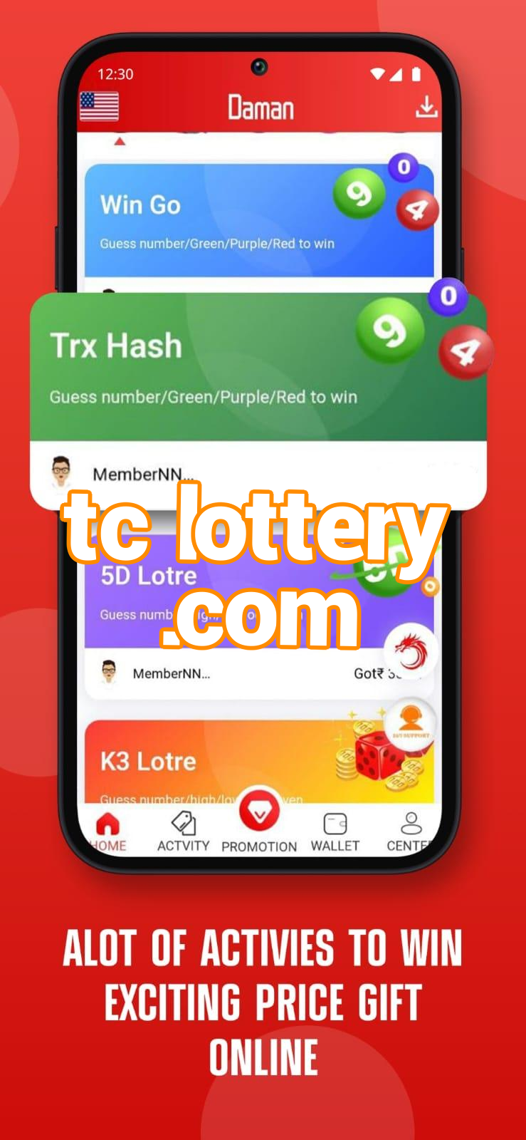 tc lottery .com Screenshots
